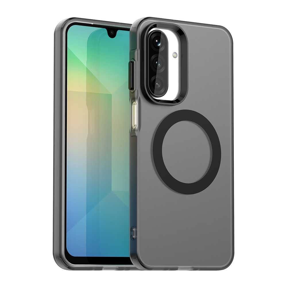Techsuit Samsung Galaxy A18 4G / A17 4G / 5G - Σκληρή Θήκη με Πλαίσιο Σιλικόνης και MagSafe - CandyCase - Black
