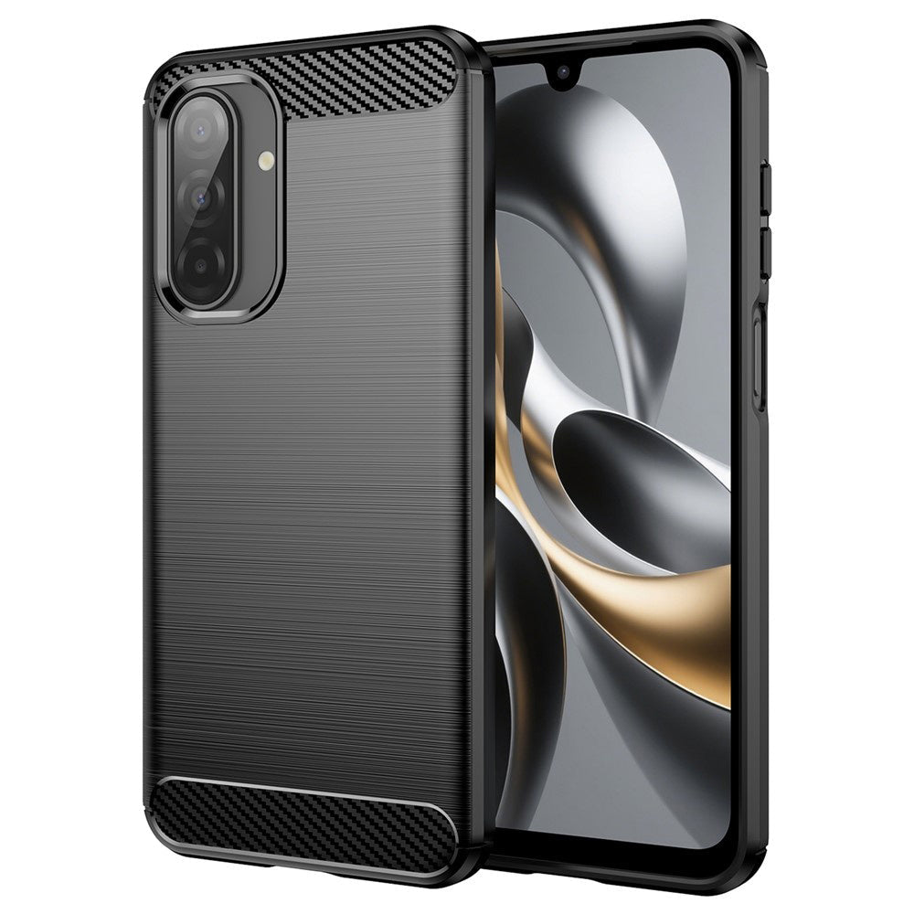 Techsuit Samsung Galaxy A18 4G / A17 4G / 5G - Θήκη Σιλικόνης TPU - Carbon Silicone - Black