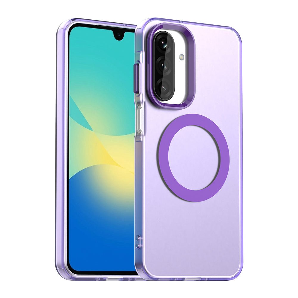 Techsuit Samsung Galaxy A27 5G - Σκληρή Θήκη με Πλαίσιο Σιλικόνης και MagSafe - CandyCase MagSafe - Purple