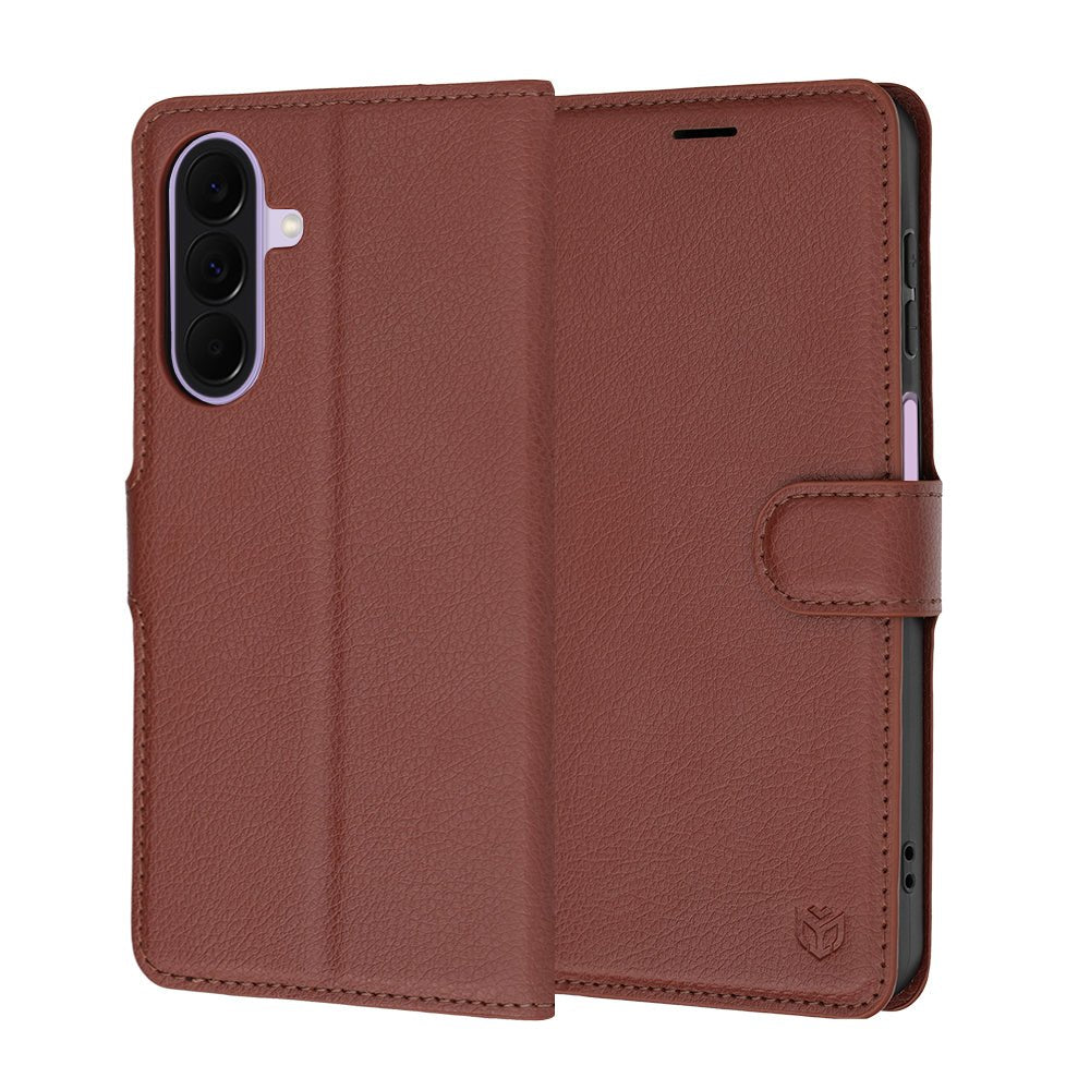 Techsuit Samsung Galaxy A27 5G - Θήκη Πορτοφόλι από Δερματίνη με Stand - Leather Folio - Brown