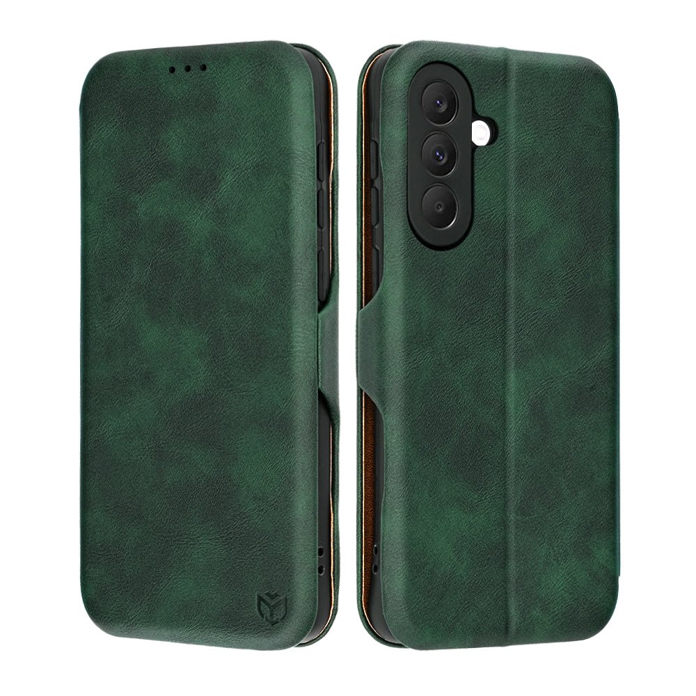 Techsuit Samsung Galaxy A37 5G / A36 5G - Θήκη Βιβλίο - Safe Wallet Plus - Green