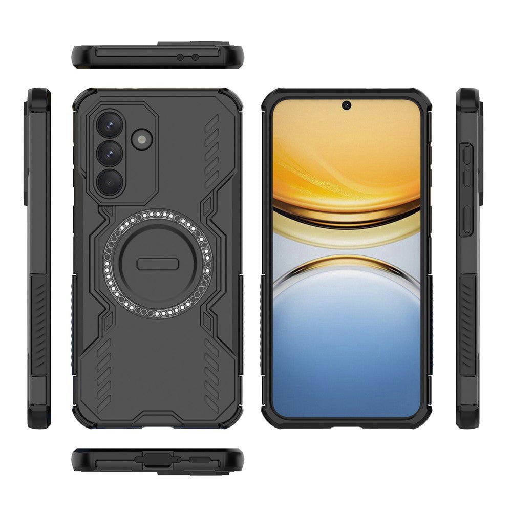 Techsuit Samsung Galaxy A37 5G - Σκληρή Θήκη με Πλαίσιο Σιλικόνης και MagSafe - ArmorMag - Black