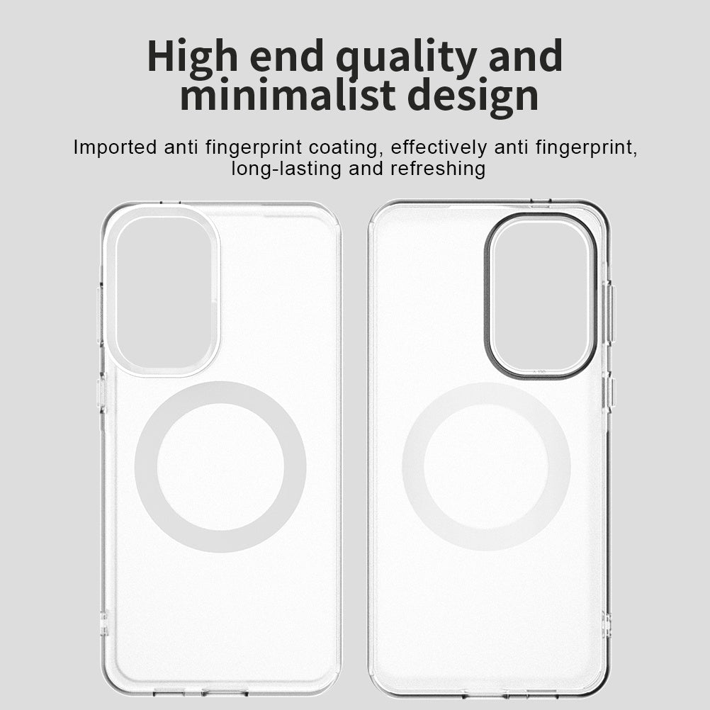 Techsuit Samsung Galaxy A37 5G - Σκληρή Θήκη με Πλαίσιο Σιλικόνης και MagSafe - CandyCase MagSafe - White