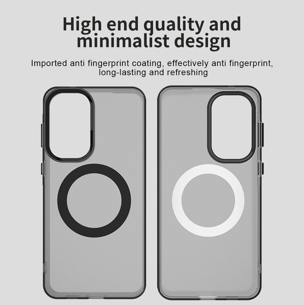 Techsuit Samsung Galaxy A57 5G - Σκληρή Θήκη με Πλαίσιο Σιλικόνης και MagSafe - CandyCase MagSafe - Black