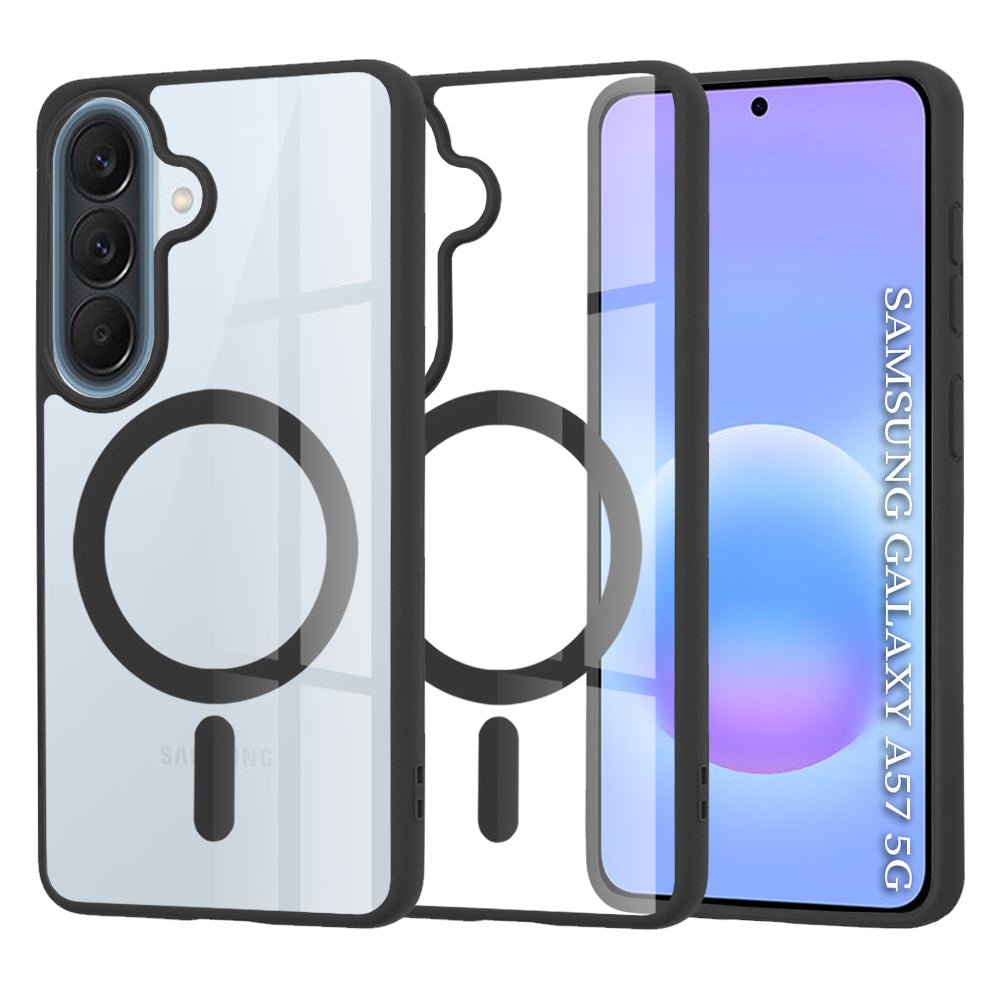 Techsuit Samsung Galaxy A57 5G - Σκληρή Θήκη με Πλαίσιο Σιλικόνης - MagSafe Pro - Black