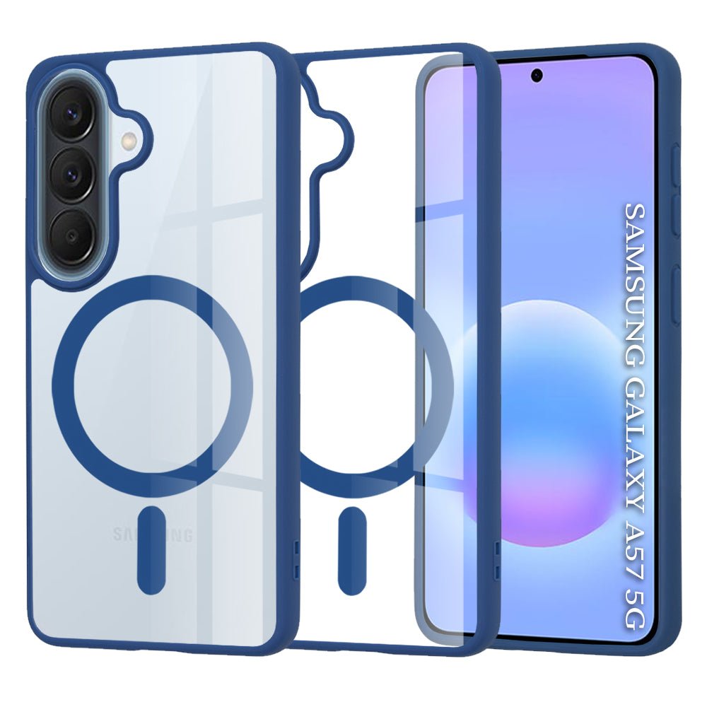 Techsuit Samsung Galaxy A57 5G - Σκληρή Θήκη με Πλαίσιο Σιλικόνης - MagSafe Pro - Blue