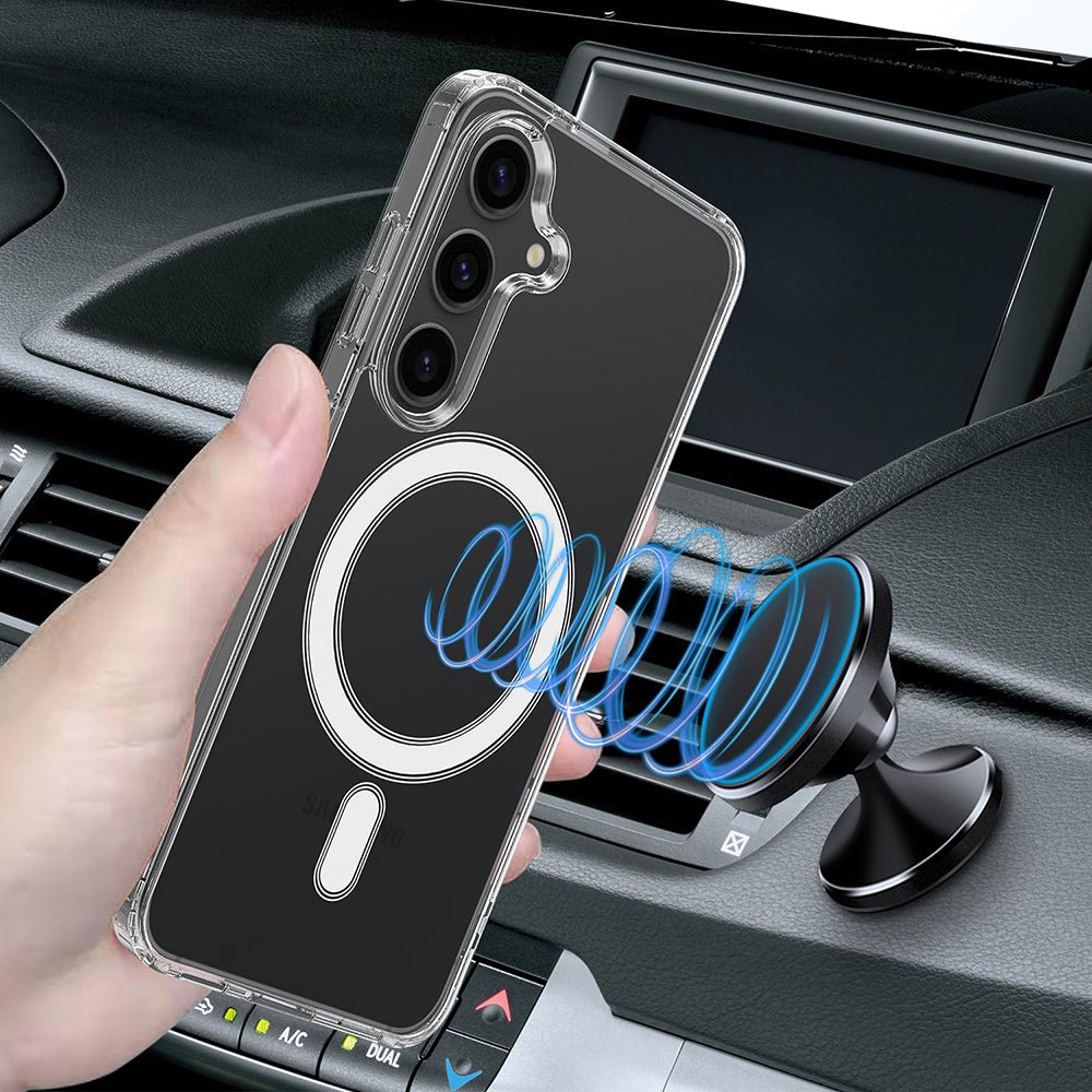 Techsuit Samsung Galaxy A57 5G - Σκληρή Θήκη με Πλαίσιο Σιλικόνης - MagSafe Pro - Clear
