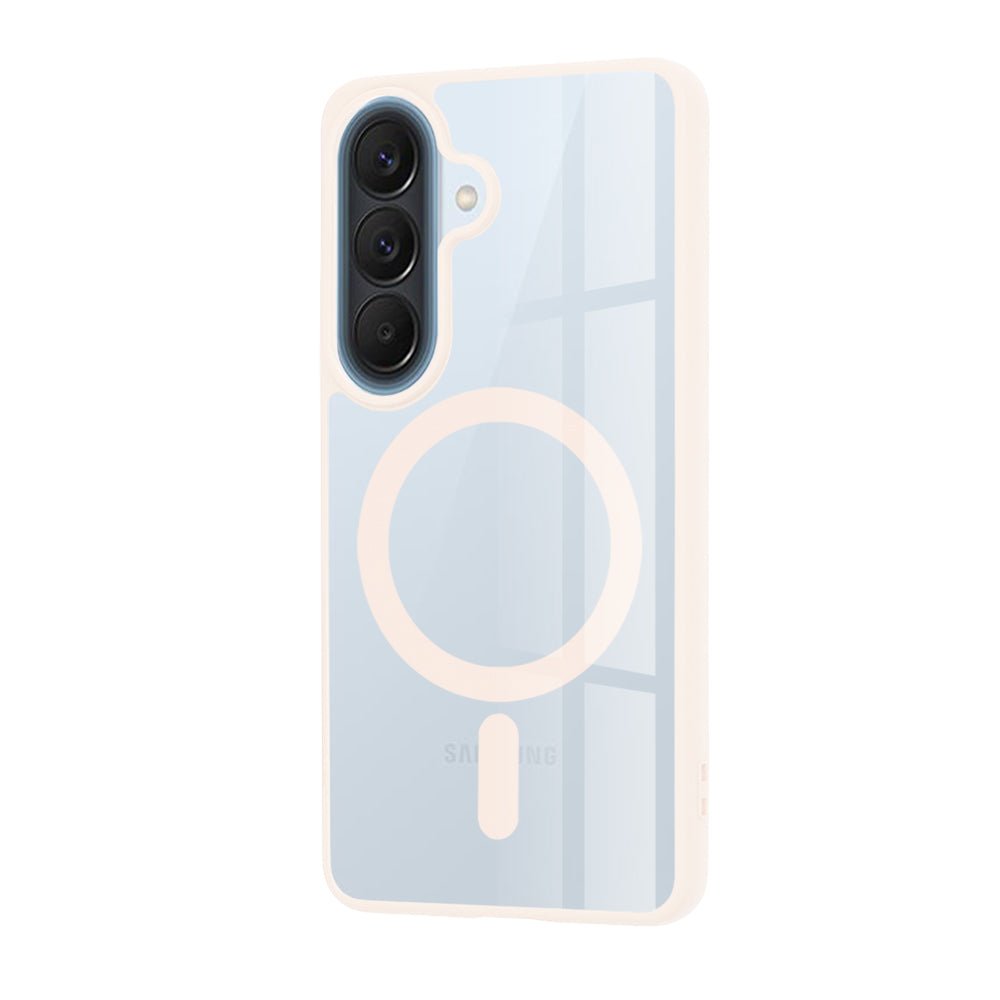 Techsuit Samsung Galaxy A57 5G - Σκληρή Θήκη με Πλαίσιο Σιλικόνης - MagSafe Pro - Nude Pink