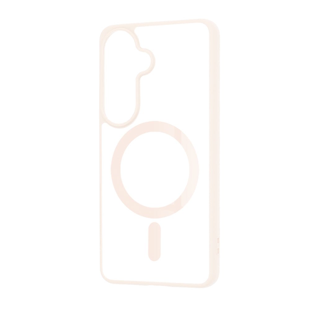 Techsuit Samsung Galaxy A57 5G - Σκληρή Θήκη με Πλαίσιο Σιλικόνης - MagSafe Pro - Nude Pink