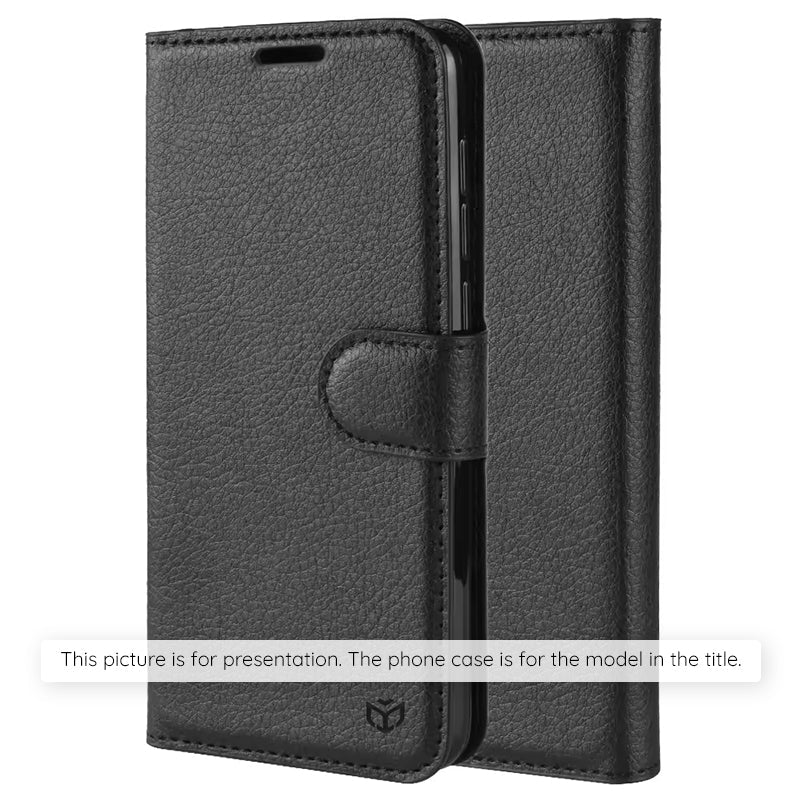 Techsuit Samsung Galaxy A57 5G - Θήκη Πορτοφόλι από Δερματίνη με Stand - Leather Folio - Black