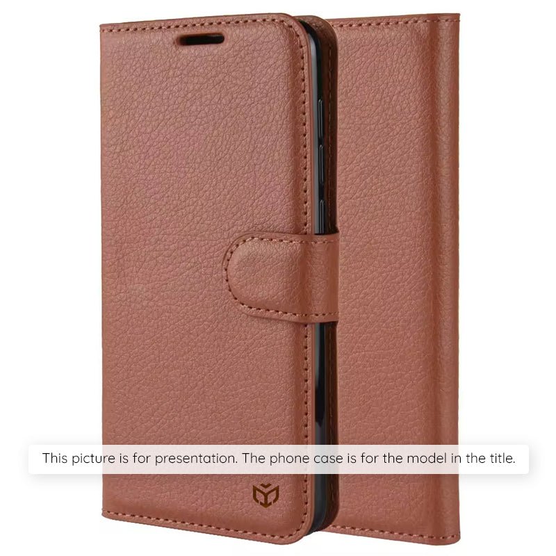 Techsuit Samsung Galaxy A57 5G - Θήκη Πορτοφόλι από Δερματίνη με Stand - Leather Folio - Brown
