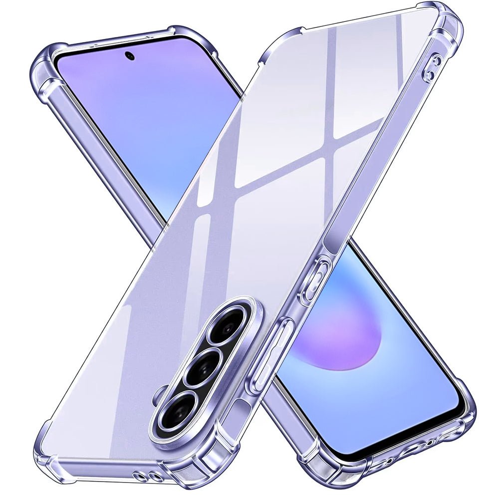 Techsuit Samsung Galaxy A57 5G - Θήκη Σιλικόνης με Ενισχυμένες Γωνίες - Shockproof Clear Silicone - Clear