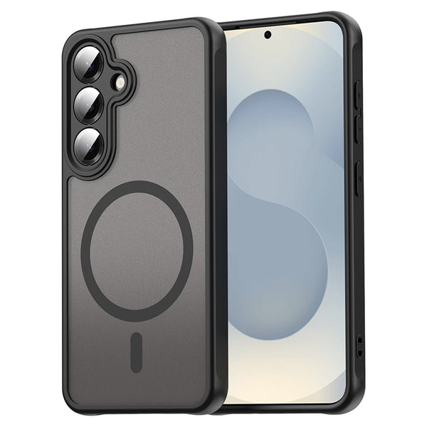 Techsuit Samsung Galaxy S24 Plus / S25 Plus - Σκληρή Θήκη με Πλαίσιο Σιλικόνης και MagSafe - HaloFrost II MagSafe - Black