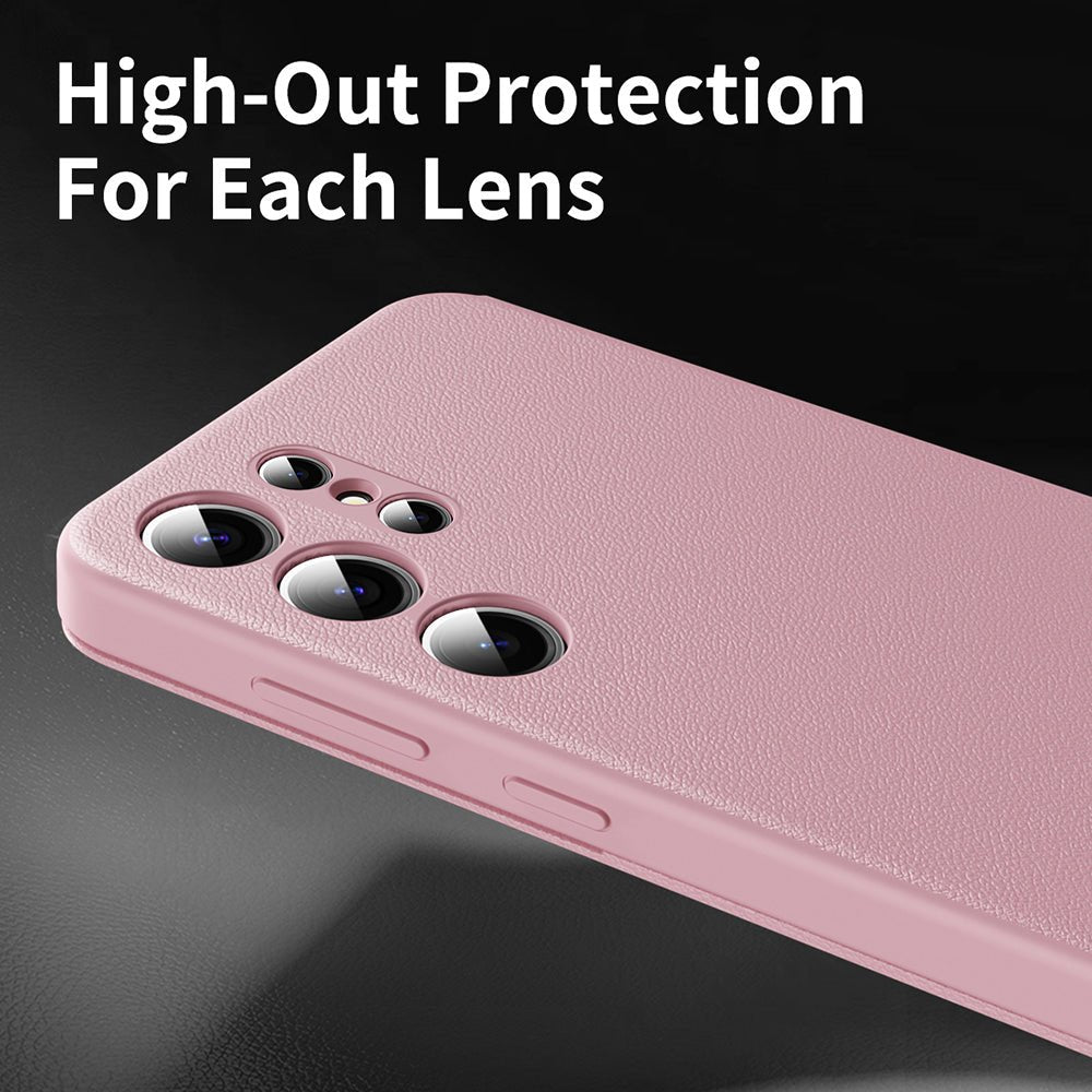 Techsuit Samsung Galaxy S24 Ultra - Θήκη Βιβλίο με Θέση για 1 Κάρτα - SmartView Series - Pink