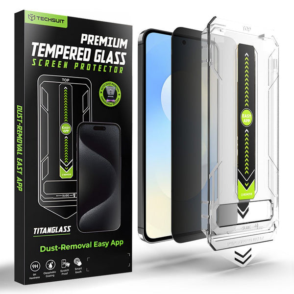 Techsuit Samsung Galaxy S25 FE / A57 5G - Αντιχαρακτικό Γυαλί Οθόνης - TitanGlass CrystalHD - Privacy