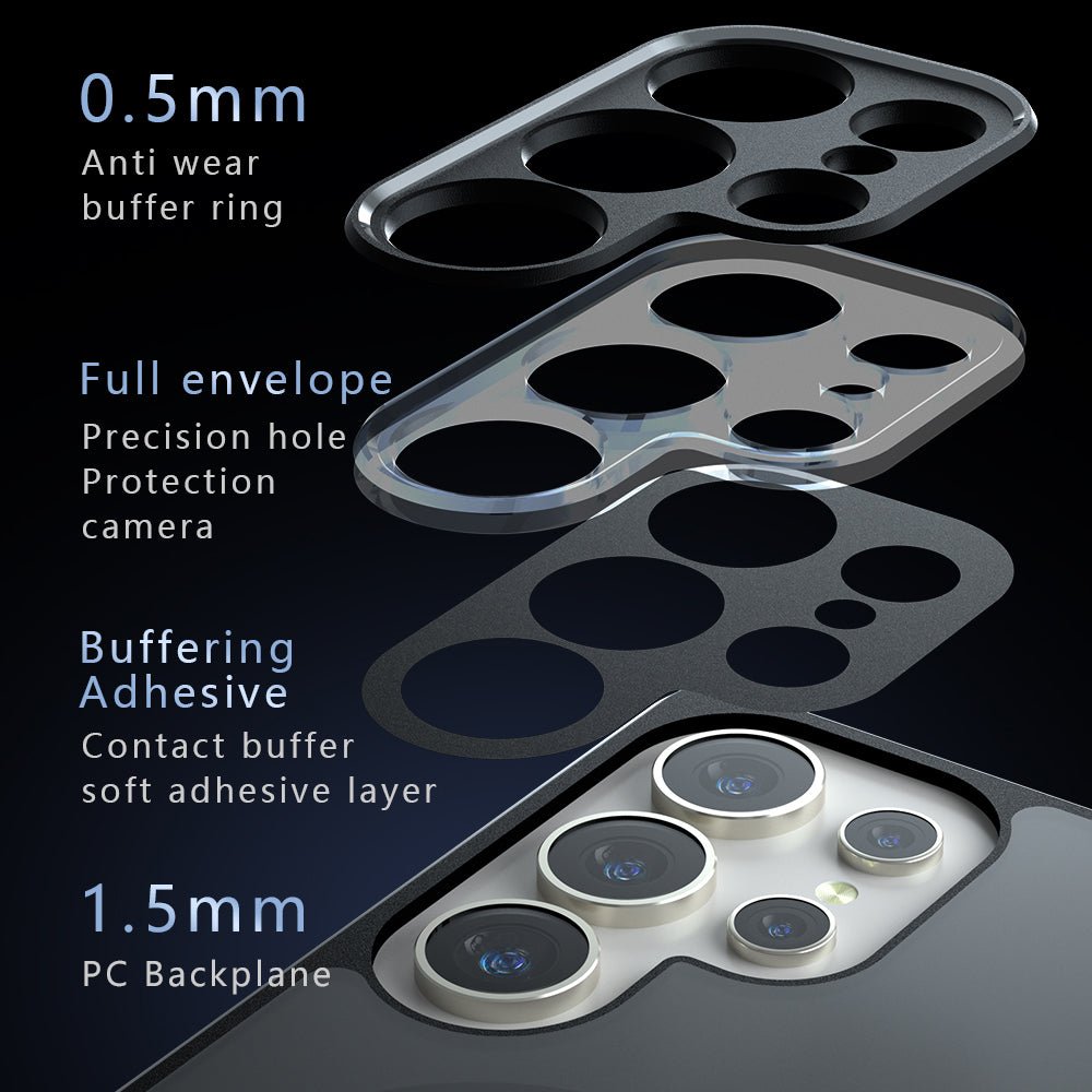 Techsuit Samsung Galaxy S25 Ultra - Σκληρή Θήκη με Πλαίσιο Σιλικόνης και MagSafe - PureFrost MagSafe - Frosted Black