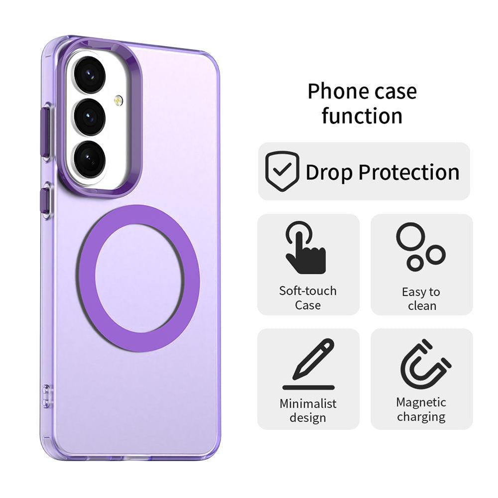 Techsuit Samsung Galaxy S26 Plus - Σκληρή Θήκη με Πλαίσιο Σιλικόνης και MagSafe - CandyCase MagSafe - Purple