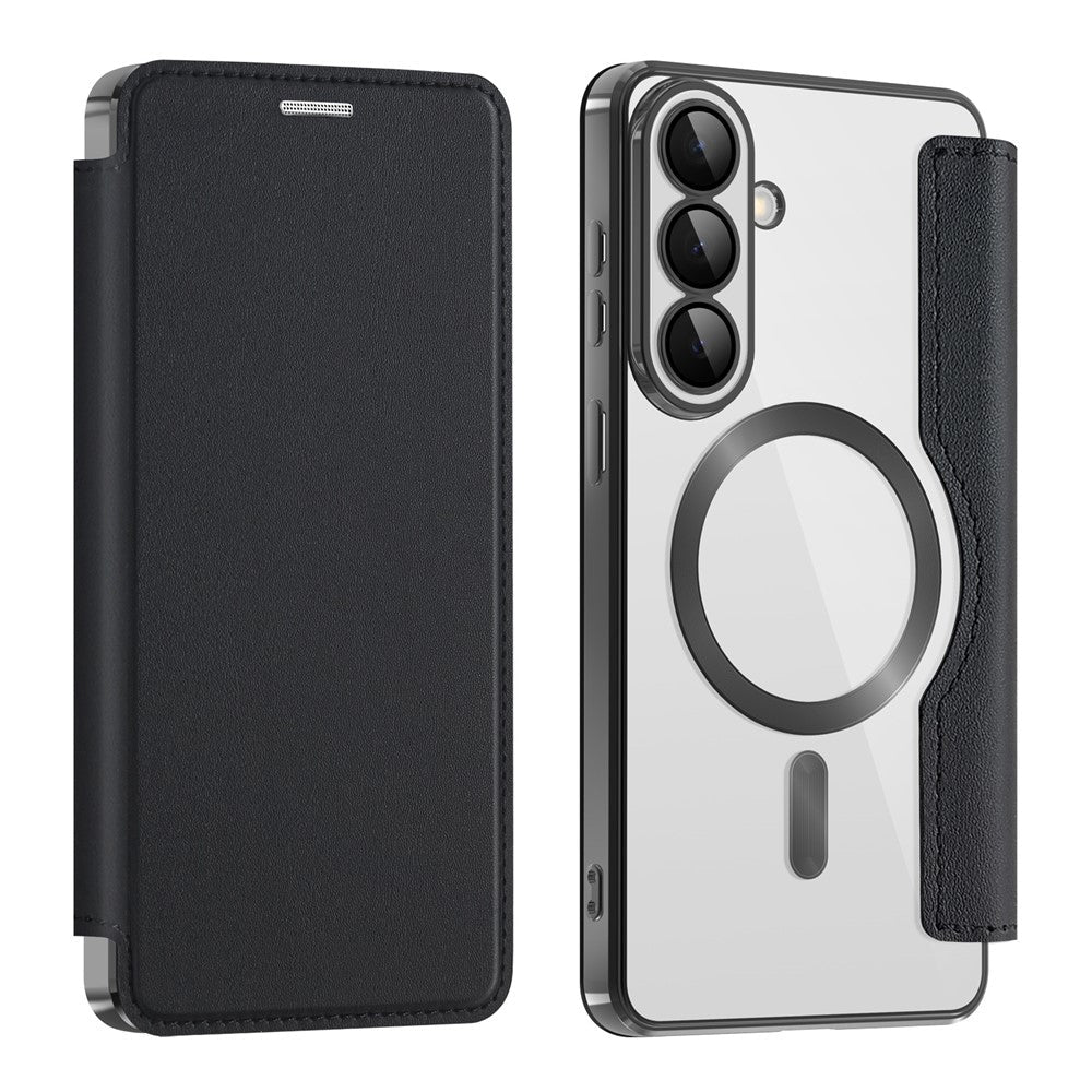 Techsuit Samsung Galaxy S26 Plus - Θήκη Βιβλίο με MagSafe με Υποδοχές Καρτών και RFID Προστασία - SmartMag Book Case - Black