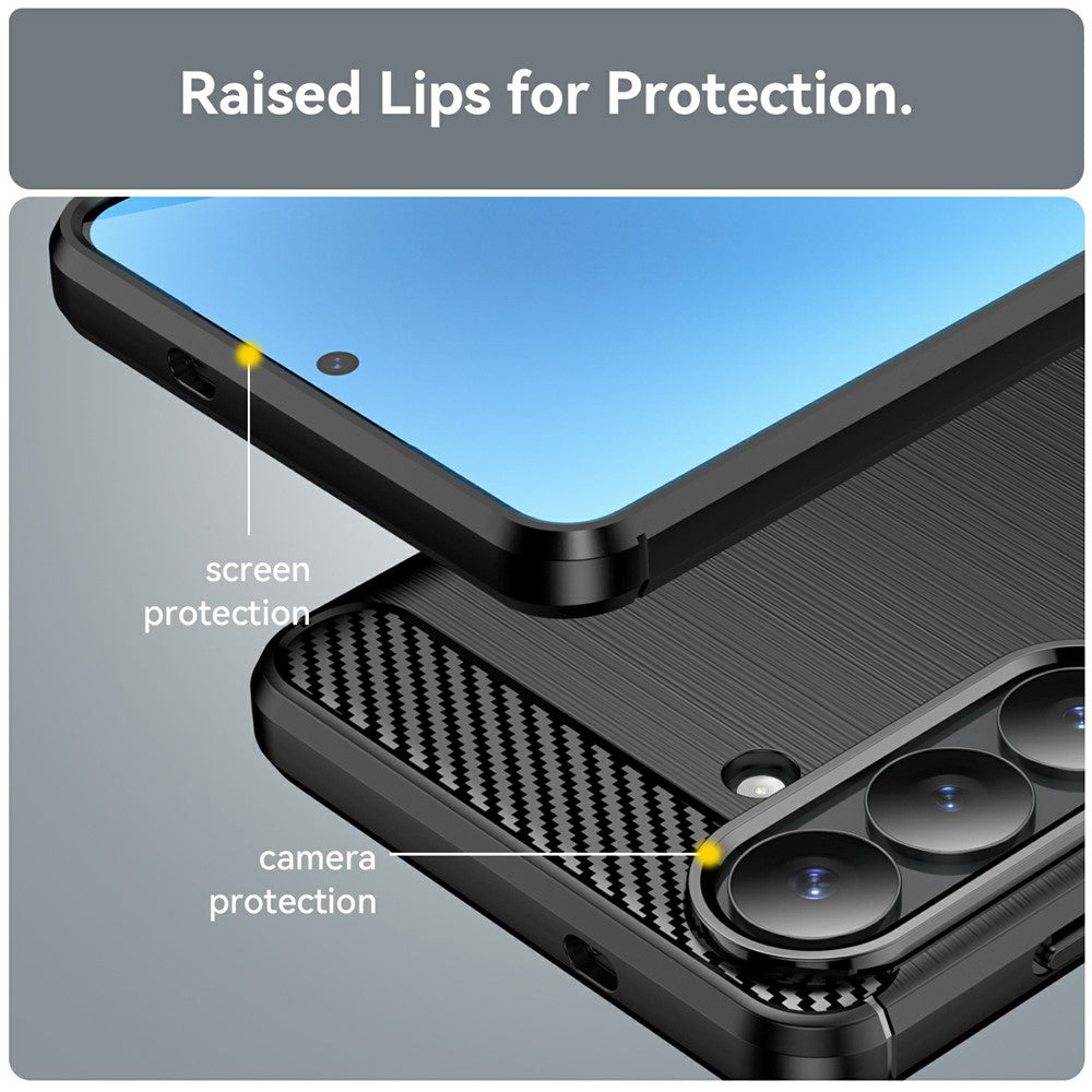 Techsuit Samsung Galaxy S26 Plus - Θήκη Σιλικόνης TPU - Carbon Silicone - Black