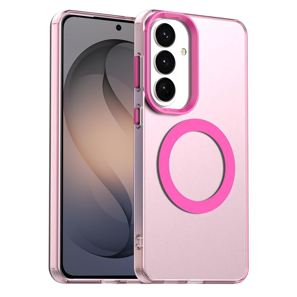 Techsuit Samsung Galaxy S26 - Σκληρή Θήκη με Πλαίσιο Σιλικόνης και MagSafe - CandyCase MagSafe - Pink