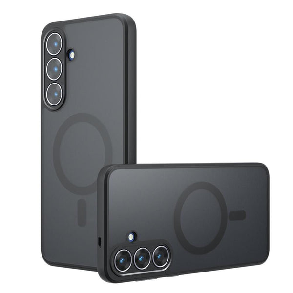 Techsuit Samsung Galaxy S26 - Σκληρή Θήκη με Πλαίσιο Σιλικόνης και MagSafe - PureFrost MagSafe - Frosted Black