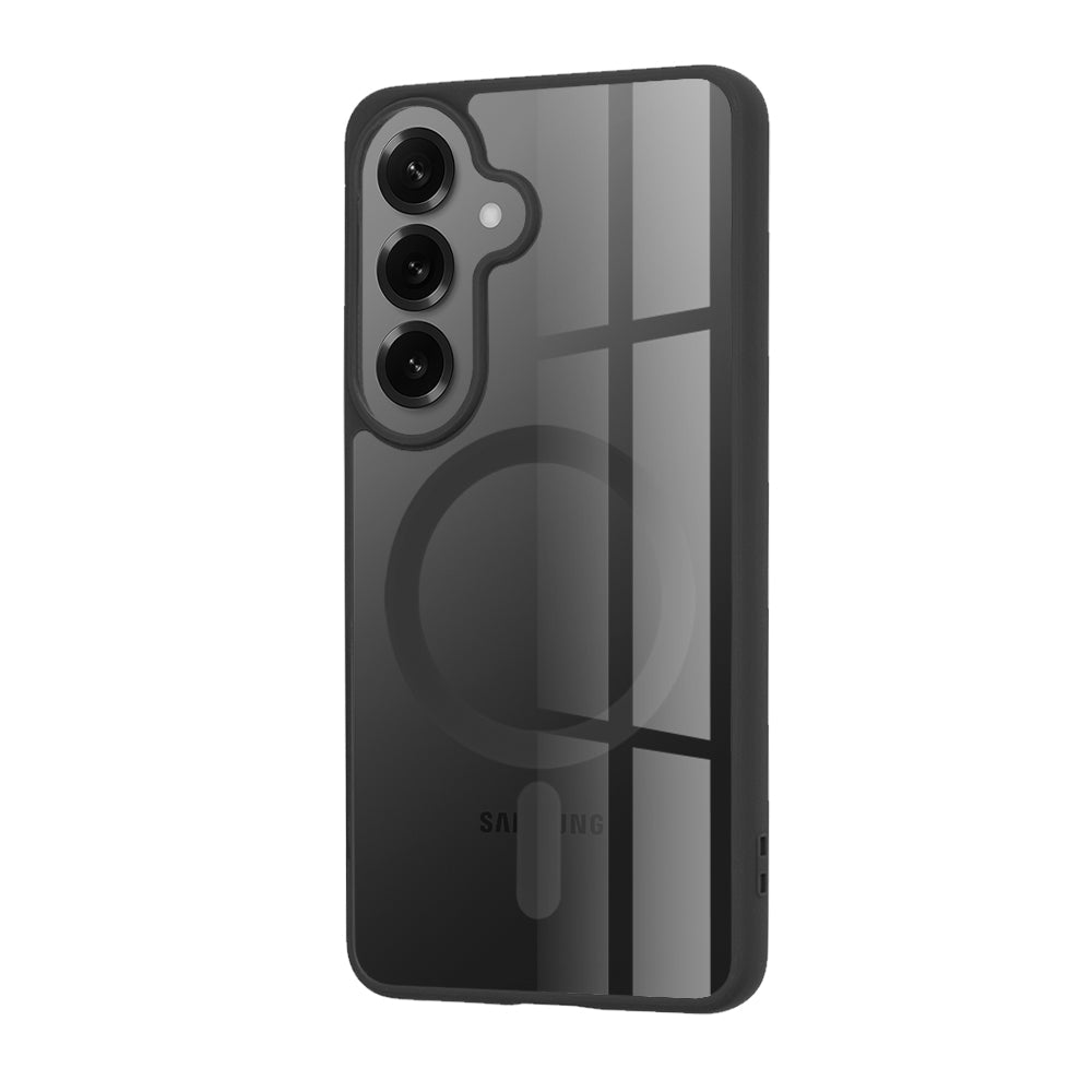 Techsuit Samsung Galaxy S26 - Σκληρή Θήκη με Πλαίσιο Σιλικόνης - MagSafe Pro - Clear / Black