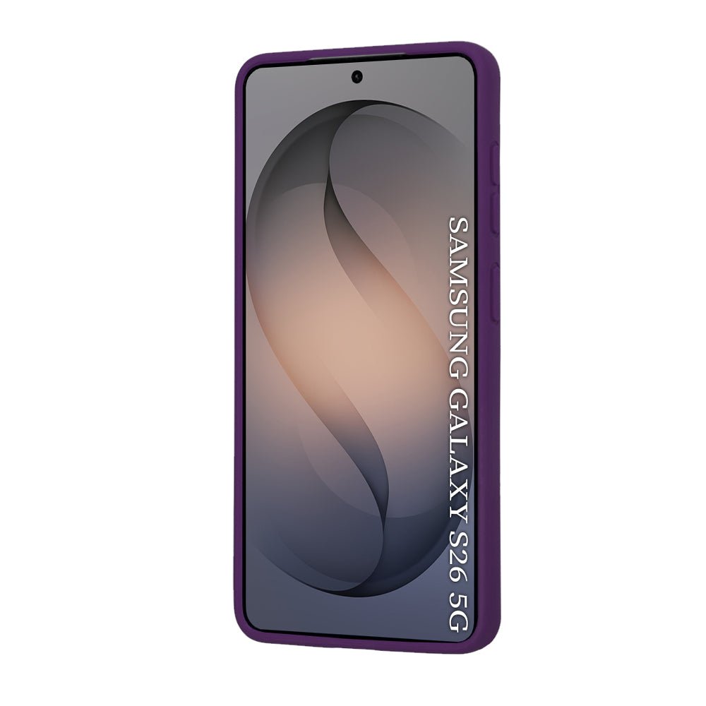 Techsuit Samsung Galaxy S26 - Σκληρή Θήκη με Πλαίσιο Σιλικόνης - MagSafe Pro - Clear / Purple