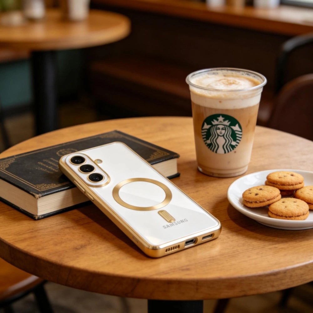 Techsuit Samsung Galaxy S26 - Θήκη Σιλικόνης - Luxury Crystal MagSafe - Silver / Clear