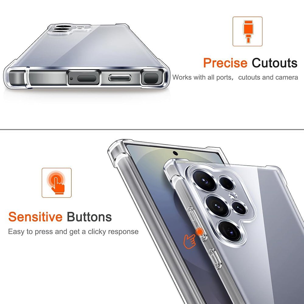Techsuit Samsung Galaxy S26 - Θήκη Σιλικόνης με Ενισχυμένες Γωνίες και MagSafe - Shockproof Clear Silicone MagSafe - Clear