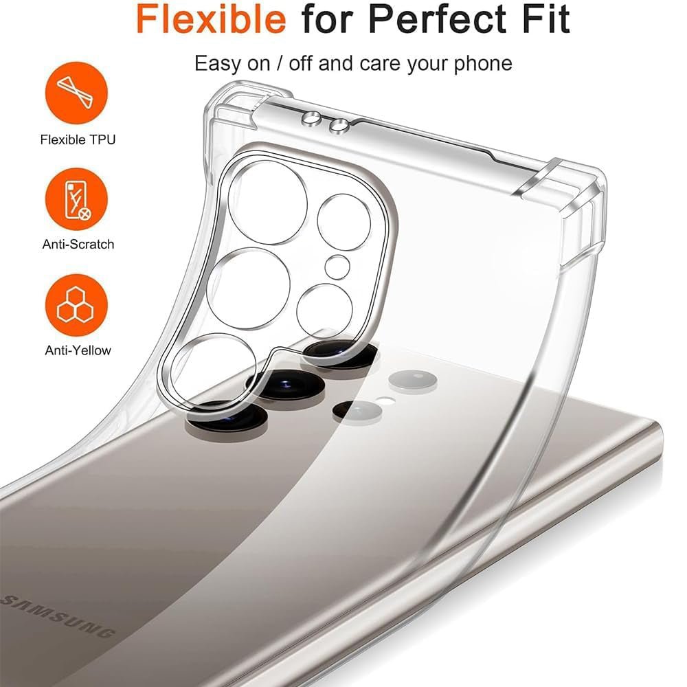 Techsuit Samsung Galaxy S26 - Θήκη Σιλικόνης με Ενισχυμένες Γωνίες και MagSafe - Shockproof Clear Silicone MagSafe - Clear