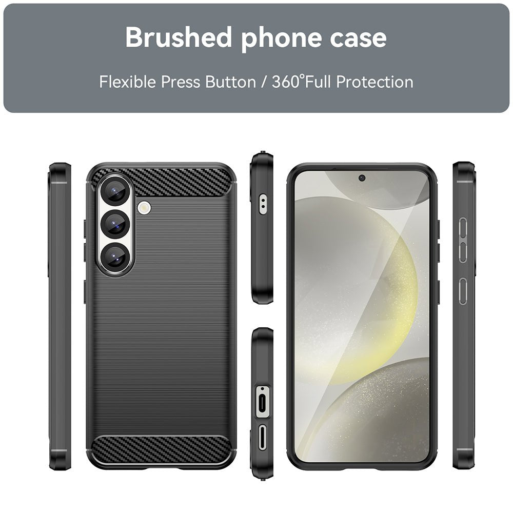 Techsuit Samsung Galaxy S26 - Θήκη Σιλικόνης TPU - Carbon Silicone - Black