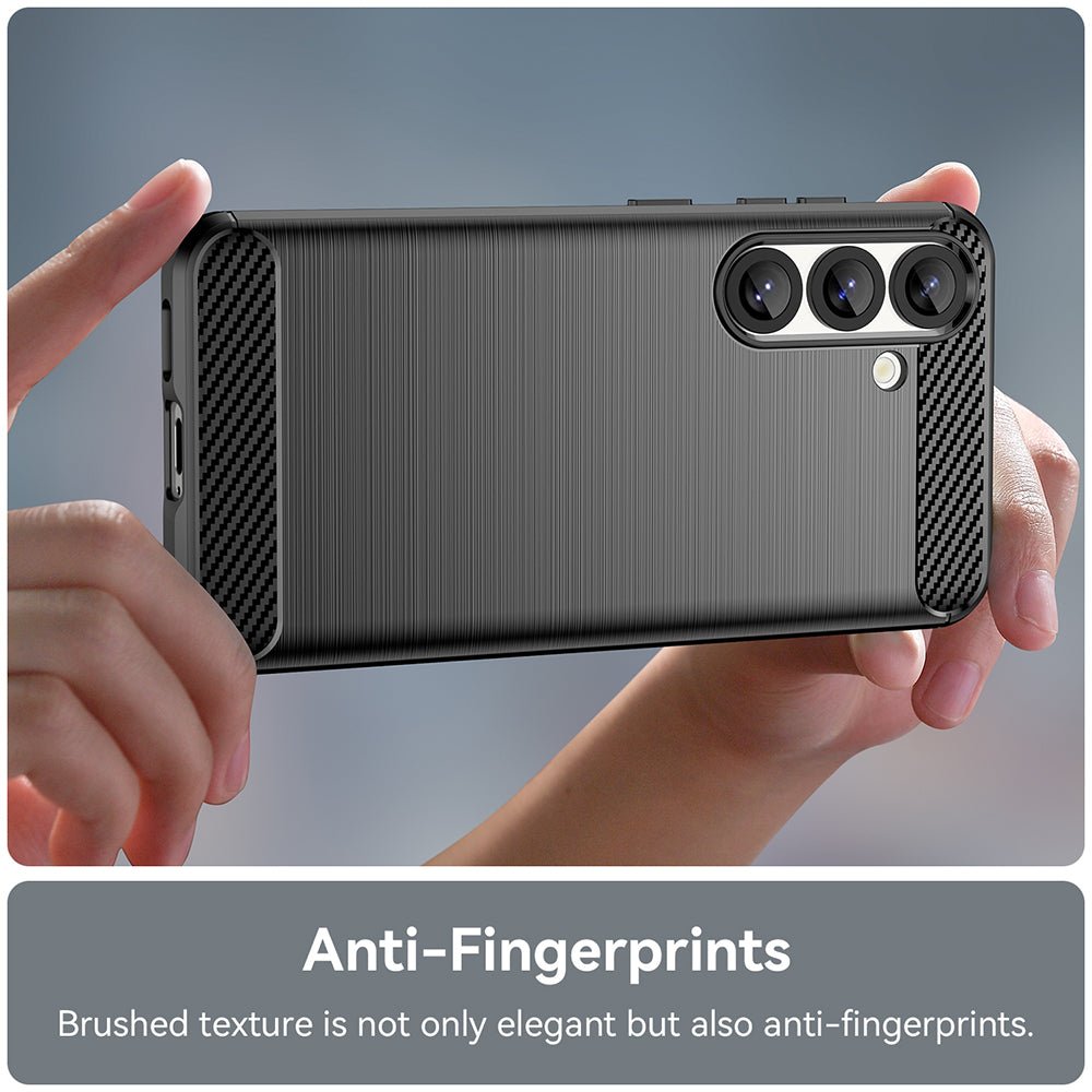 Techsuit Samsung Galaxy S26 - Θήκη Σιλικόνης TPU - Carbon Silicone - Black