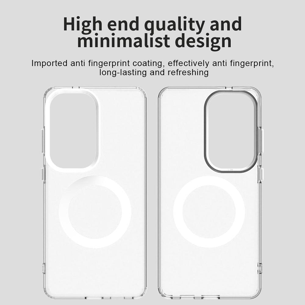 Techsuit Samsung Galaxy S26 Ultra - Σκληρή Θήκη με Πλαίσιο Σιλικόνης και MagSafe - CandyCase MagSafe - White