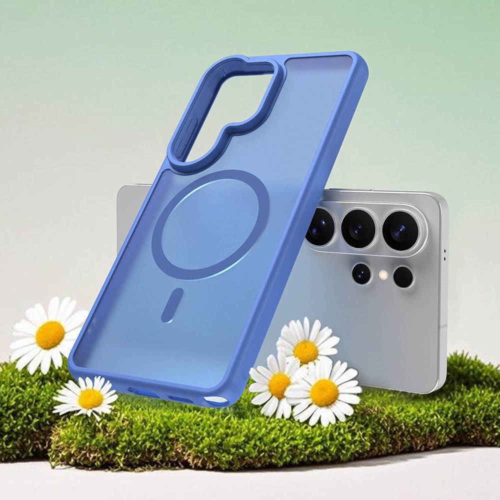 Techsuit Samsung Galaxy S26 Ultra - Σκληρή Θήκη με Πλαίσιο Σιλικόνης και MagSafe - HaloFrost II MagSafe - Sky Blue