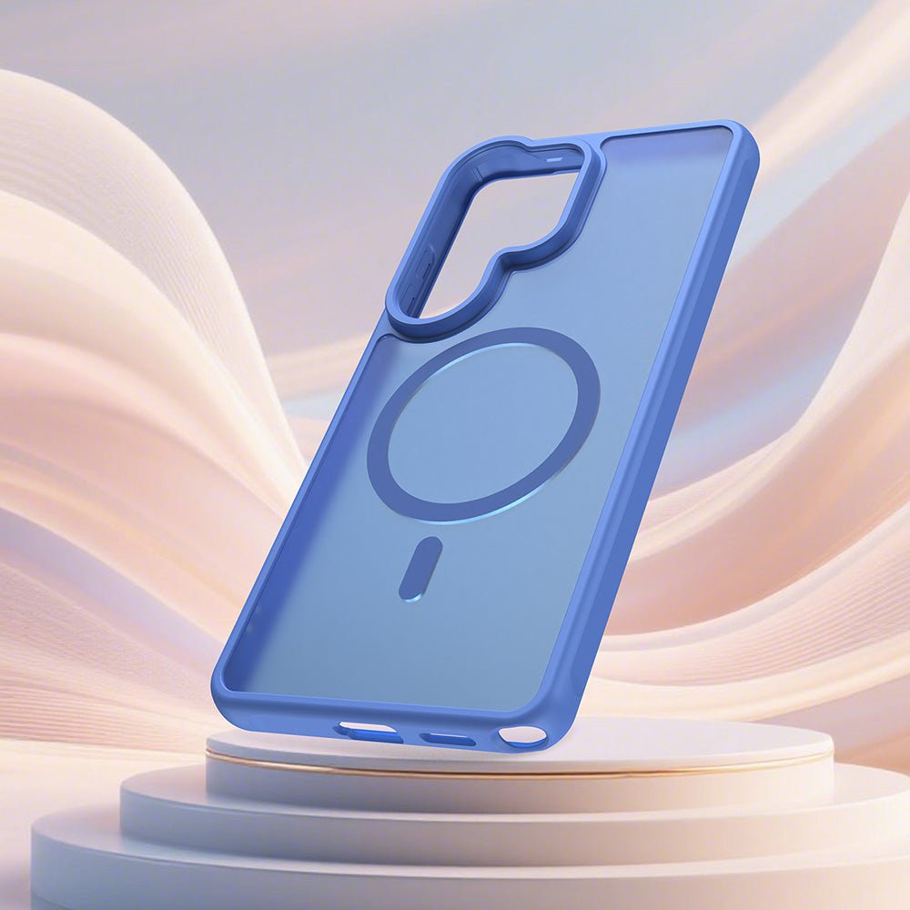 Techsuit Samsung Galaxy S26 Ultra - Σκληρή Θήκη με Πλαίσιο Σιλικόνης και MagSafe - HaloFrost II MagSafe - Sky Blue