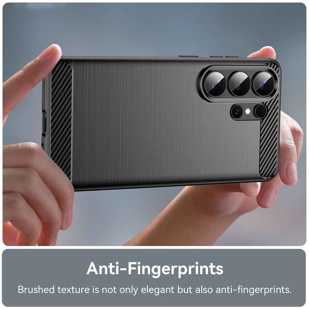 Techsuit Samsung Galaxy S26 Ultra - Θήκη Σιλικόνης TPU - Carbon Silicone - Black