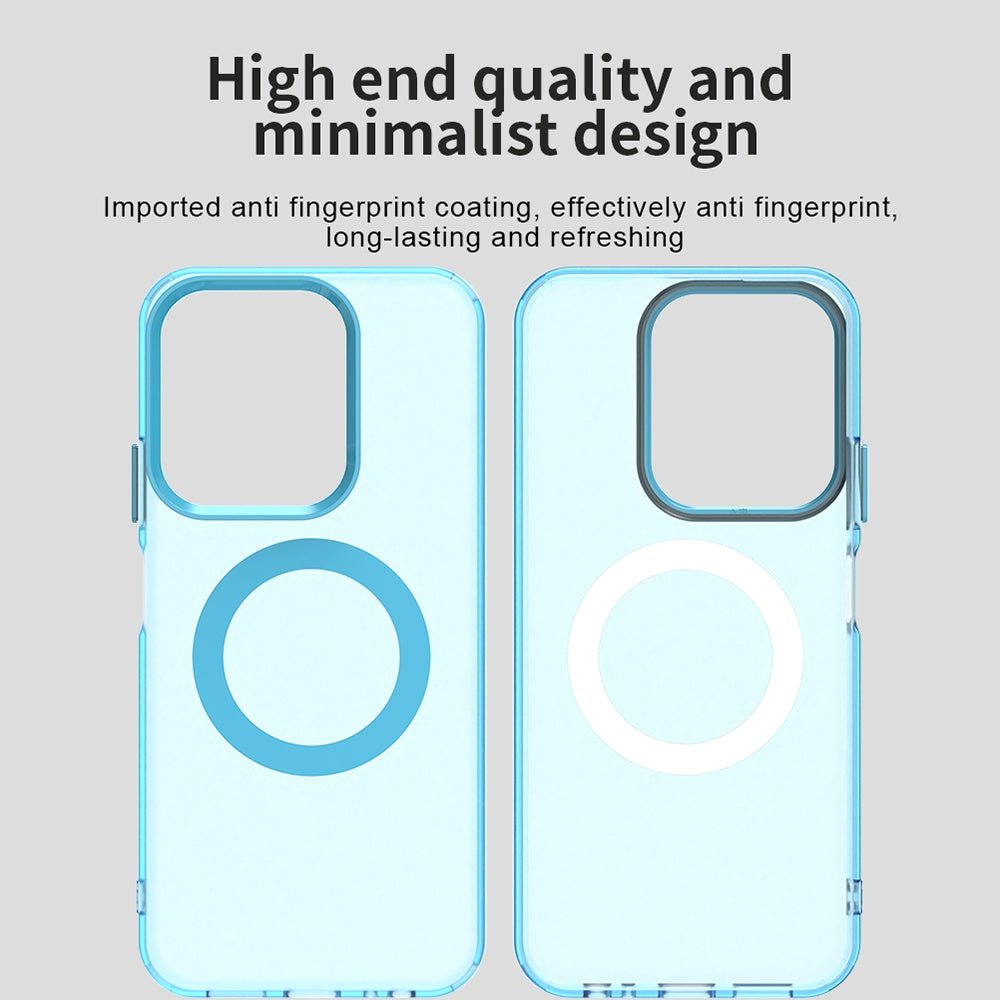 Techsuit Xiaomi Redmi 15C 4G / 5G / Poco C85 4G - Σκληρή Θήκη με Πλαίσιο Σιλικόνης και MagSafe - CandyCase MagSafe - Blue