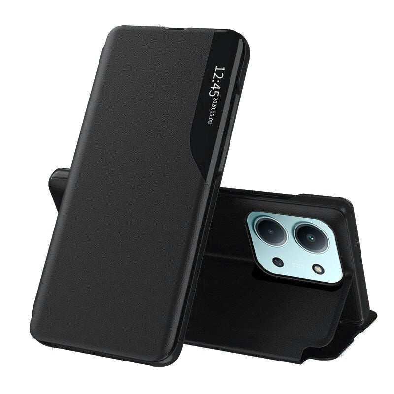 Techsuit Xiaomi Redmi 15C 4G / 5G / Poco C85 4G - Θήκη Βιβλίο - eFold Series - Black