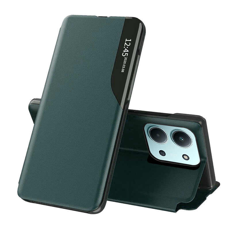Techsuit Xiaomi Redmi 15C 4G / 5G / Poco C85 4G - Θήκη Βιβλίο - eFold Series - Dark Green