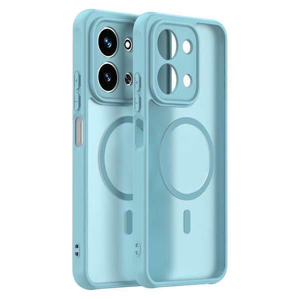 Techsuit Xiaomi Redmi 15C 4G / 5G - Σκληρή Θήκη με Πλαίσιο Σιλικόνης και MagSafe - HaloFrost II MagSafe - Mint Green