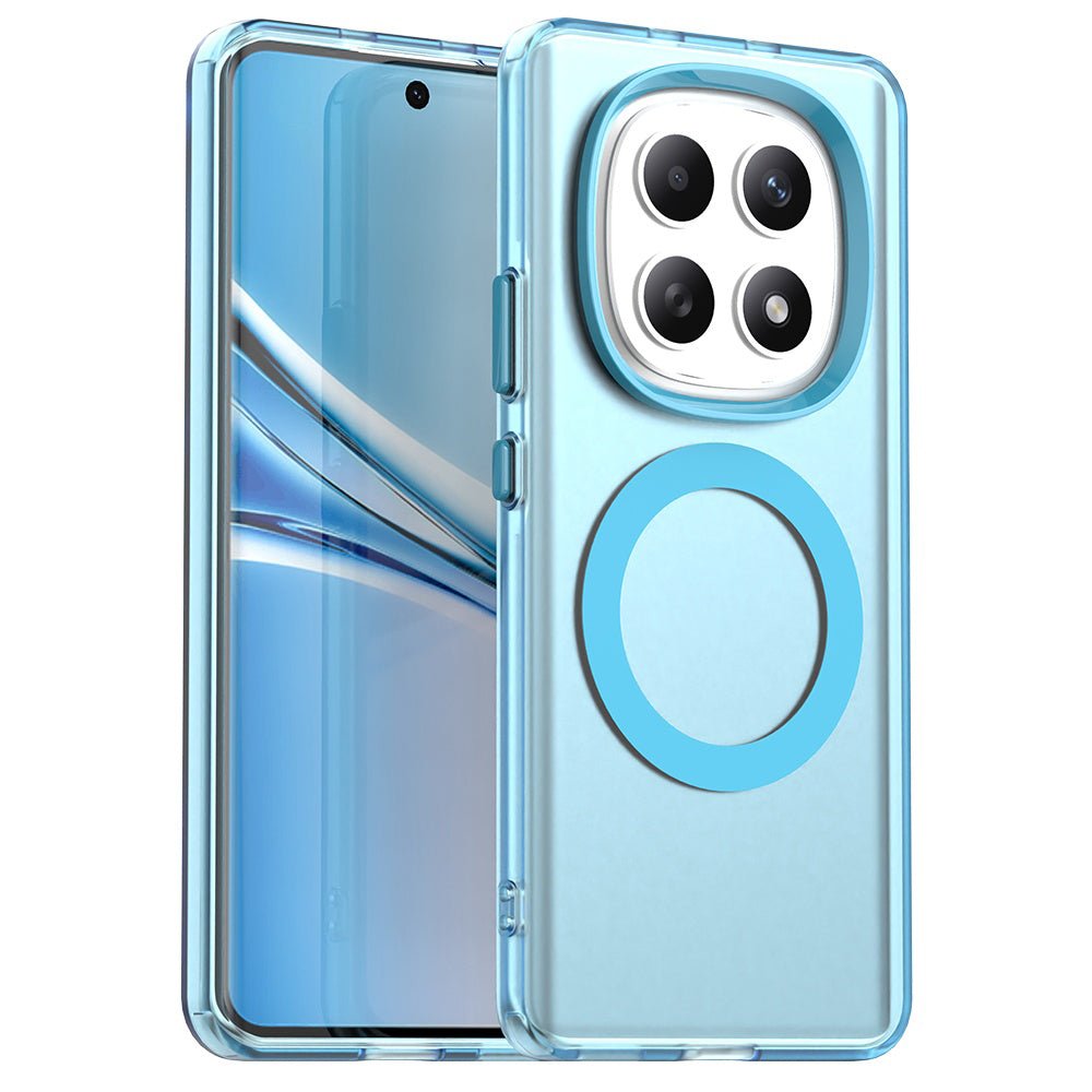Techsuit Xiaomi Redmi Note 15 4G / 5G / Poco M8 5G - Σκληρή Θήκη με Πλαίσιο Σιλικόνης και MagSafe - CandyCase MagSafe - Blue