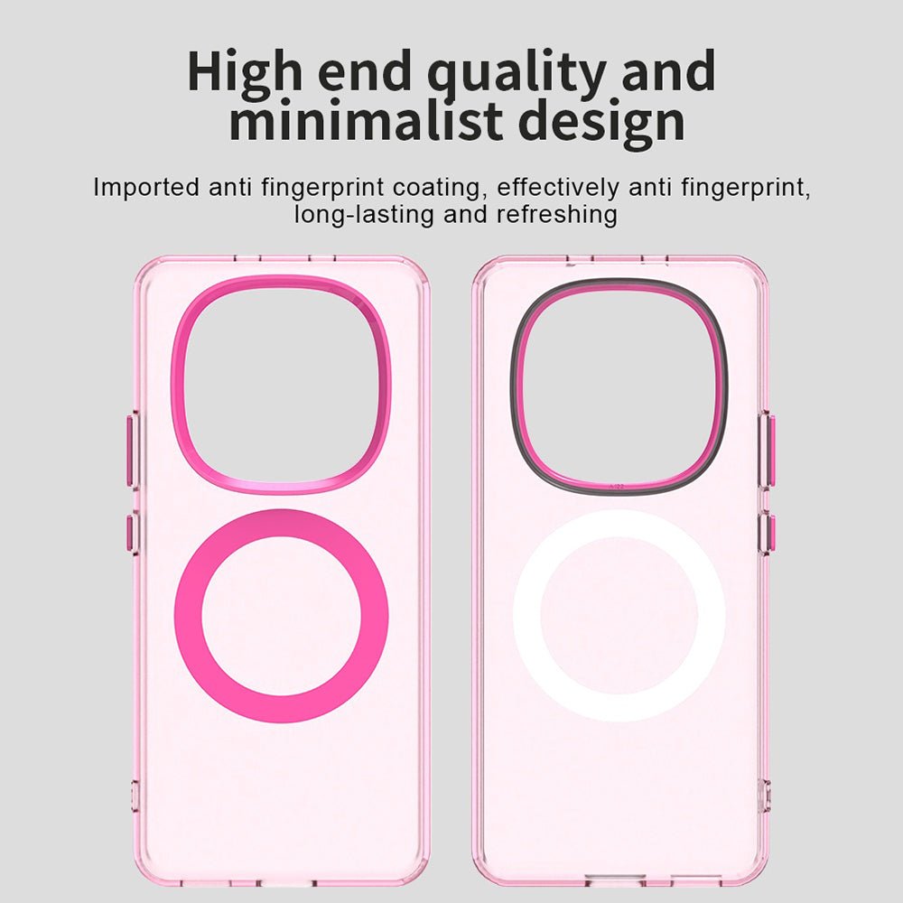 Techsuit Xiaomi Redmi Note 15 4G / 5G / Poco M8 5G - Σκληρή Θήκη με Πλαίσιο Σιλικόνης και MagSafe - CandyCase MagSafe - Pink