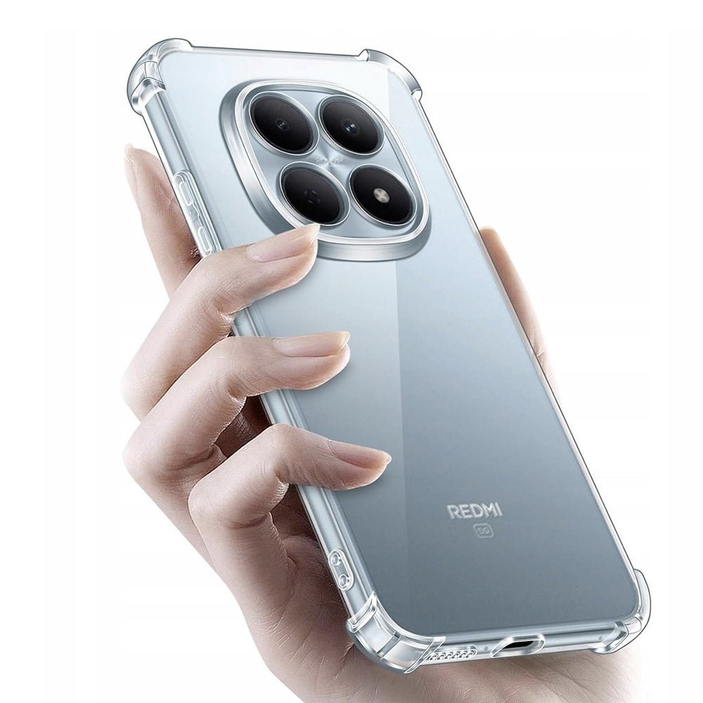 Techsuit Xiaomi Redmi Note 15 5G / 4G / Poco M8 5G - Θήκη Σιλικόνης με Ενισχυμένες Γωνίες - Shockproof Clear Silicone - Clear