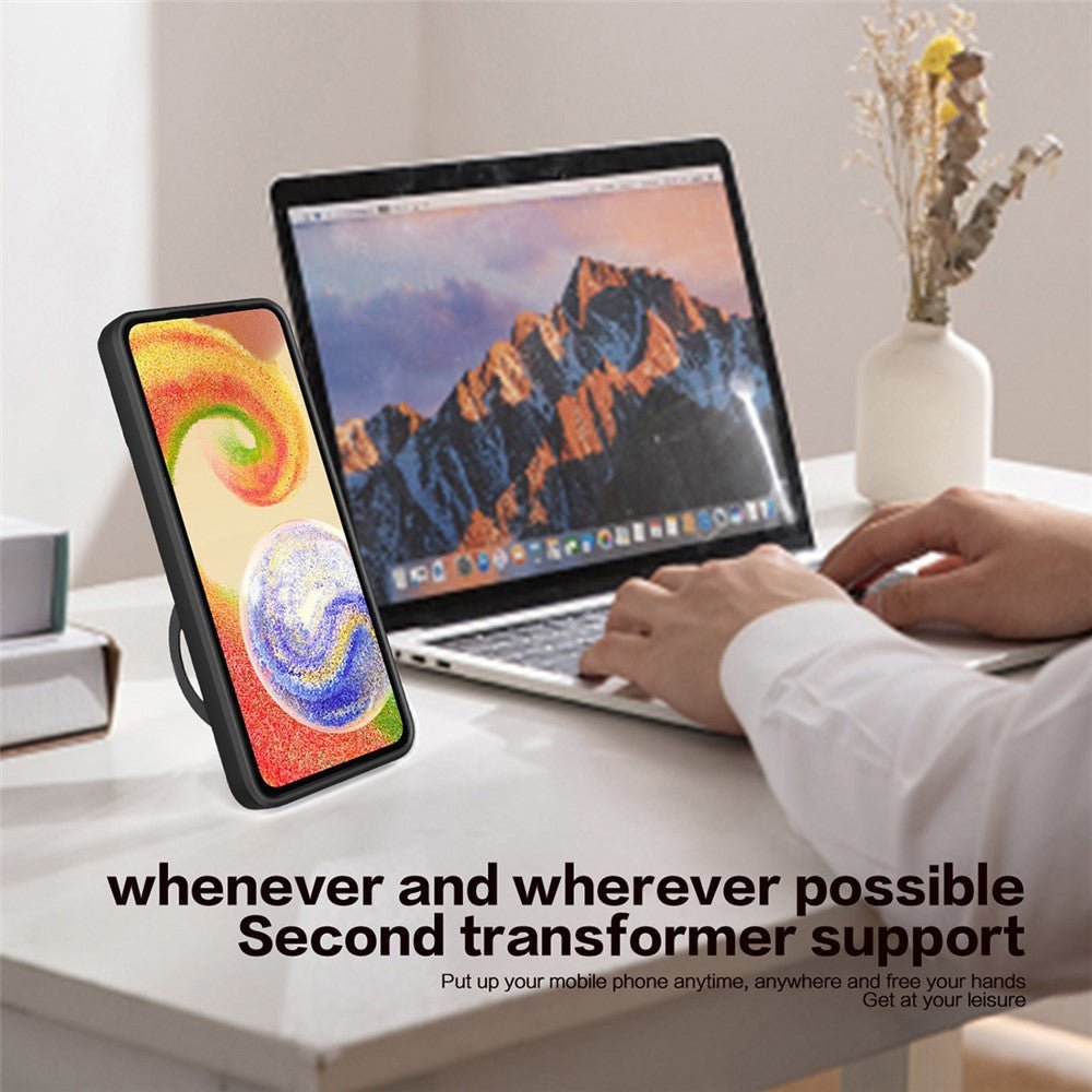 Techsuit Xiaomi Redmi Note 15 Pro 4G - Σκληρή Θήκη με Προστασία Καμερών και Δαχτυλίδι Συγκράτησης - CamGuard Pro - Black