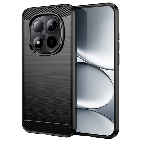 Techsuit Xiaomi Redmi Note 15 Pro 4G - Θήκη Σιλικόνης TPU - Carbon Silicone - Black