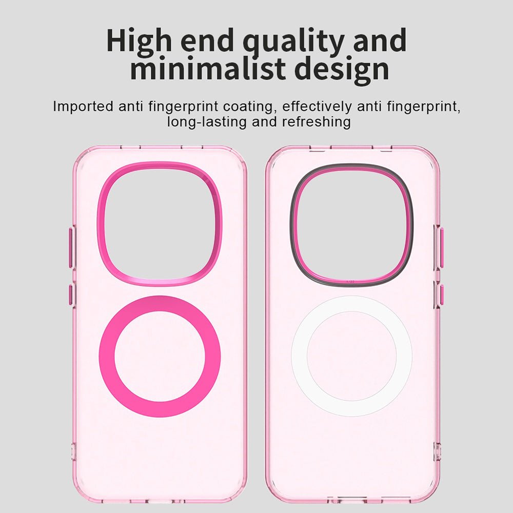 Techsuit Xiaomi Redmi Note 15 Pro 5G - Σκληρή Θήκη με Πλαίσιο Σιλικόνης και MagSafe - CandyCase MagSafe - Pink