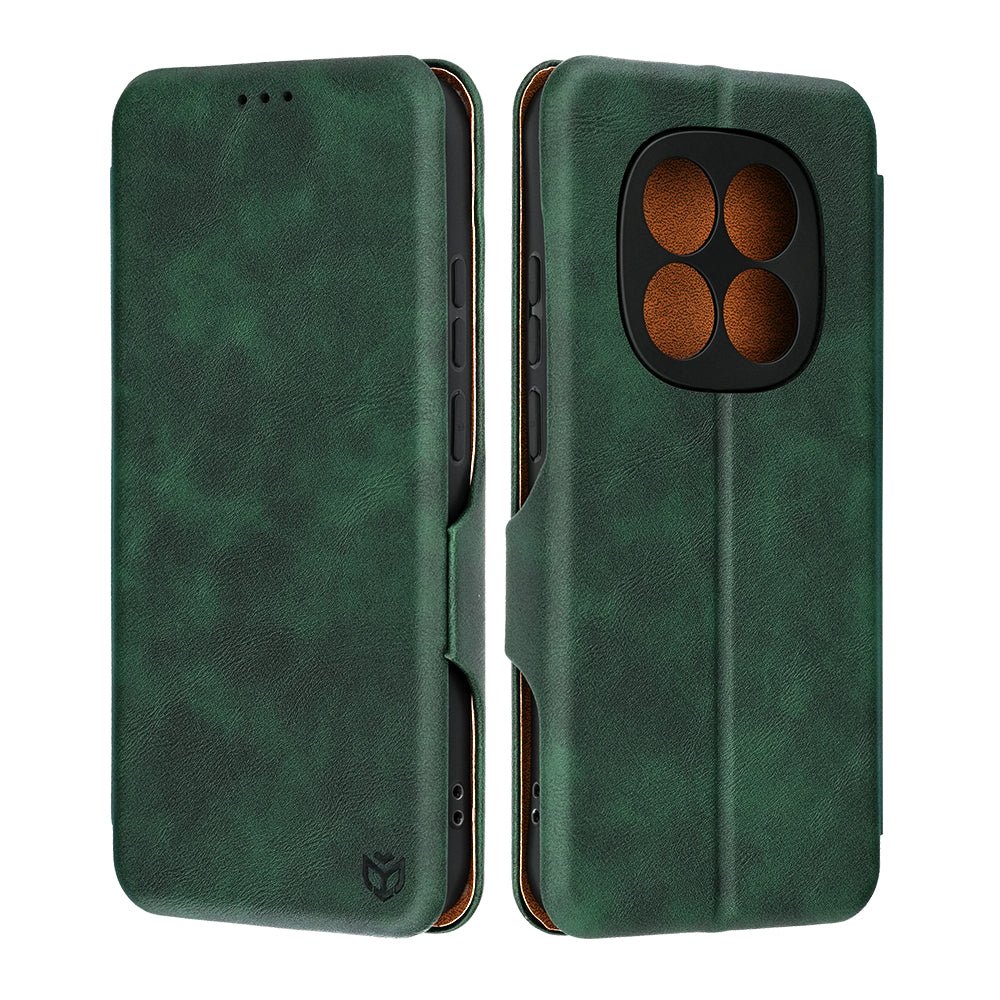 Techsuit Xiaomi Redmi Note 15 Pro 5G - Θήκη Βιβλίο - Safe Wallet Plus - Green