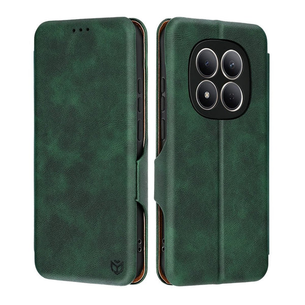 Techsuit Xiaomi Redmi Note 15 Pro 5G - Θήκη Βιβλίο - Safe Wallet Plus - Green