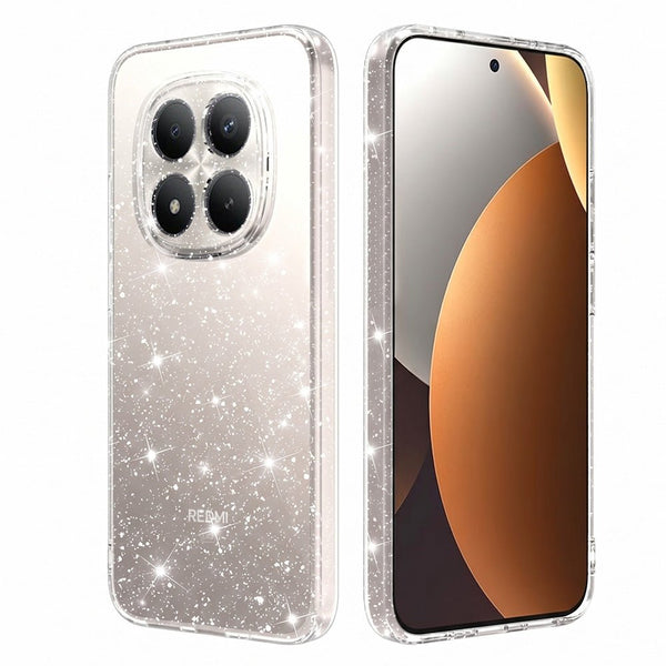 Techsuit Xiaomi Redmi Note 15 Pro 5G - Θήκη Σιλικόνης με Glitter - SparkleSkin - Clear