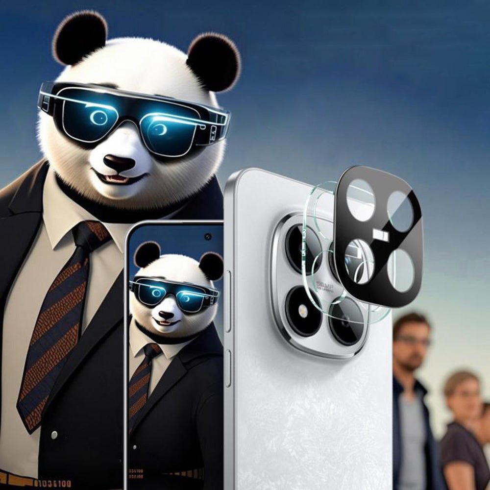 Techsuit Xiaomi Redmi Note 15 Pro Plus 5G / Poco M8 Pro 5G - Προστασία Καμερών - Αντιχαρακτικό Γυαλί Κάμερας - Black